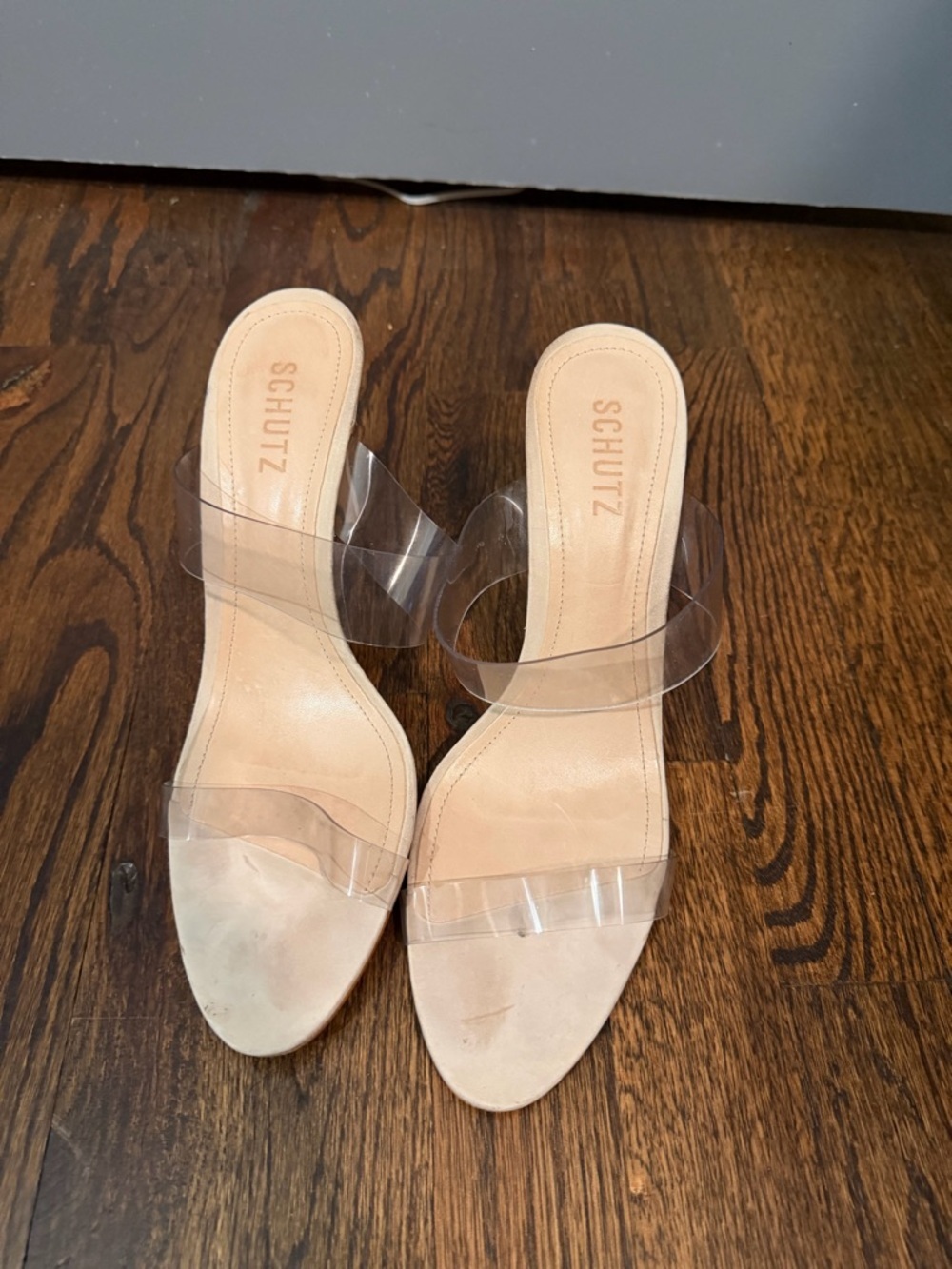 Schutz Ariella Sandals With Clear Straps size 11 - Picture 2 of 8